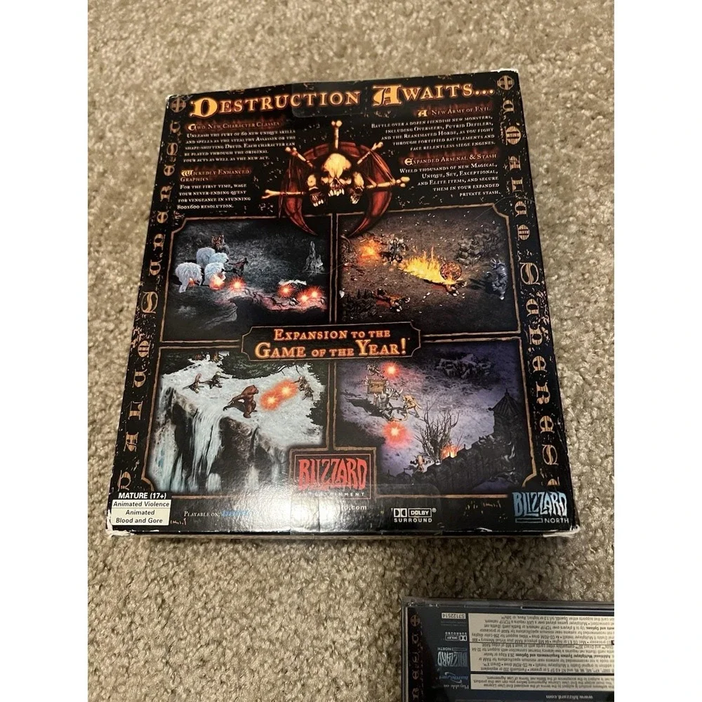 Diablo II Expansion Set: Lord of Destruction Small Box (Windows/Mac, 2000 CD/rom